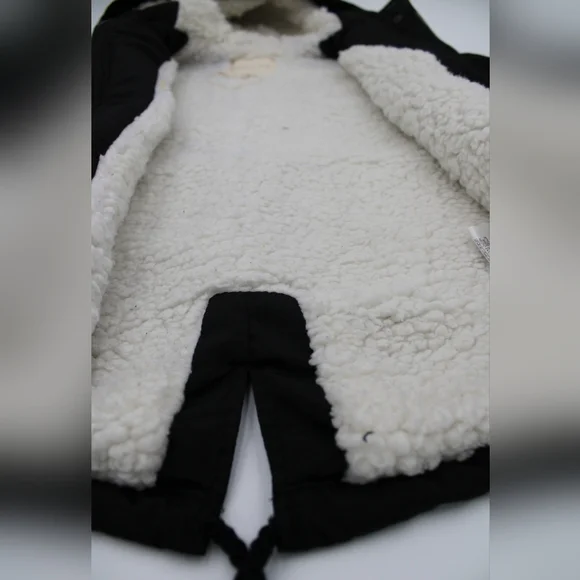 Copper Key Toddler Black Sherpa-Lined Jacket/Anorak, Gently Worn 2T-3T - Picture 6 of 8